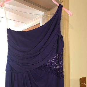 David’s Bridal - Long Purple Dress